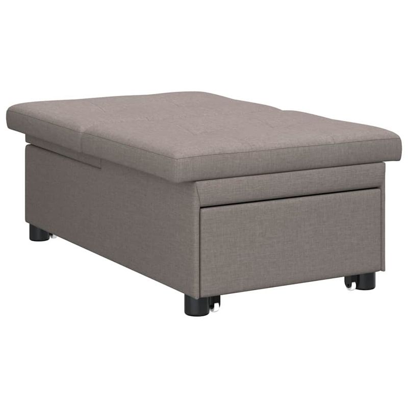 Casa si Gradina - Mobilier - Canapele si coltare - Canapele - Canapea Pat 3 in 1 cu Design in Tesatura Taupe - Infinity.ro