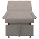 Casa si Gradina - Mobilier - Canapele si coltare - Canapele - Canapea Pat 3 in 1 cu Design in Tesatura Taupe - Infinity.ro