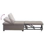 Casa si Gradina - Mobilier - Canapele si coltare - Canapele - Canapea Pat 3 in 1 cu Design in Tesatura Taupe - Infinity.ro