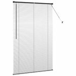 Casa si Gradina - Textile si covoare - Rulouri si jaluzele - Jaluzea pentru Fereastra cu perdele Altele Manual Negru 120 x 175 cm Aluminiu - Infinity.ro