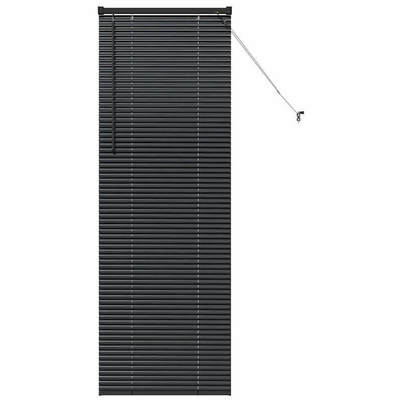 Casa si Gradina - Textile si covoare - Rulouri si jaluzele - Jaluzea pentru Fereastra cu perdele Altele Manual Negru 80 x 130 cm Aluminiu - Infinity.ro