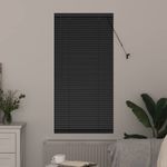 Casa si Gradina - Textile si covoare - Rulouri si jaluzele - Jaluzea pentru Fereastra cu perdele Altele Manual Negru 80 x 130 cm Aluminiu - Infinity.ro
