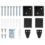 Casa si Gradina - Textile si covoare - Rulouri si jaluzele - Jaluzea pentru Fereastra cu perdele Altele Manual Negru 100 x 220 cm Aluminiu - Infinity.ro