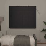 Casa si Gradina - Textile si covoare - Rulouri si jaluzele - Jaluzea pentru Fereastra cu perdele Altele Manual Negru 80 x 130 cm Aluminiu - Infinity.ro