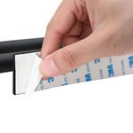 Casa si Gradina - Sanitare - Suporturi si accesorii baie - Suporturi baie - Suport pentru prosoape Negru 40 x 9 x 4 cm Otel inoxidabil - Infinity.ro