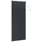 Casa si Gradina - Textile si covoare - Rulouri si jaluzele - Jaluzea pentru Fereastra cu perdele Altele Manual Negru 80 x 130 cm Aluminiu - Infinity.ro