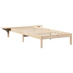Casa si Gradina - Mobilier - Paturi si accesorii - Paturi - Cadru de pat cu mese laterale Maro 90 x 200 cm Maro - Infinity.ro