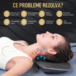 Ingrijire personala si Cosmetice - Sanatate si wellness - Articole wellness - Aparate si dispozitive de masaj - Aparat Masaj Cervical, Amelioreaza Durerile, Relaxeaza Musculatura Umeri, Spate, Infrarosu, TENS, EMS, Functie Incalzire - Infinity.ro