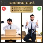 Ingrijire personala si Cosmetice - Sanatate si wellness - Aparate medicale - Dispozitive si accesorii medicale uz casnic - Centura Lombara, Suport Decompresie Coloana, Hernie de Disc, Durere Sciatica, Ajustabila, Marimea L-XL,90-113 cm - Infinity.ro