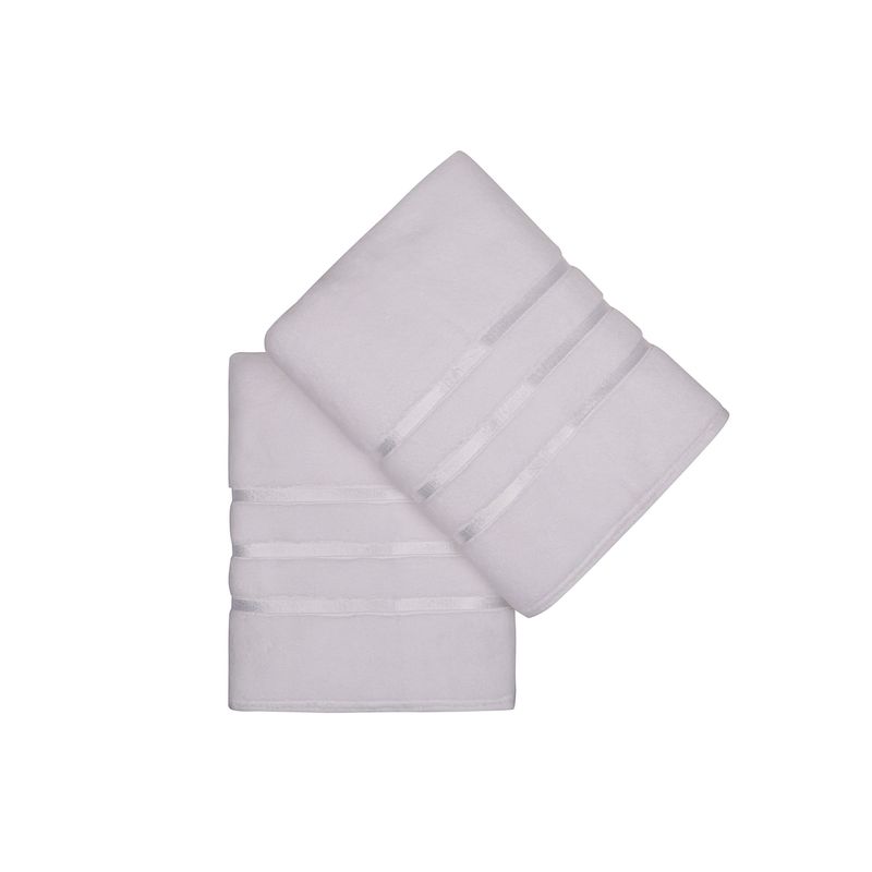 Casa si Gradina - Textile si covoare - Textile baie - Prosoape - Set prosoape de baie, L'essentiel Maison, alb, 70x140 cm, 100% microcoton, 2 bucati - Infinity.ro