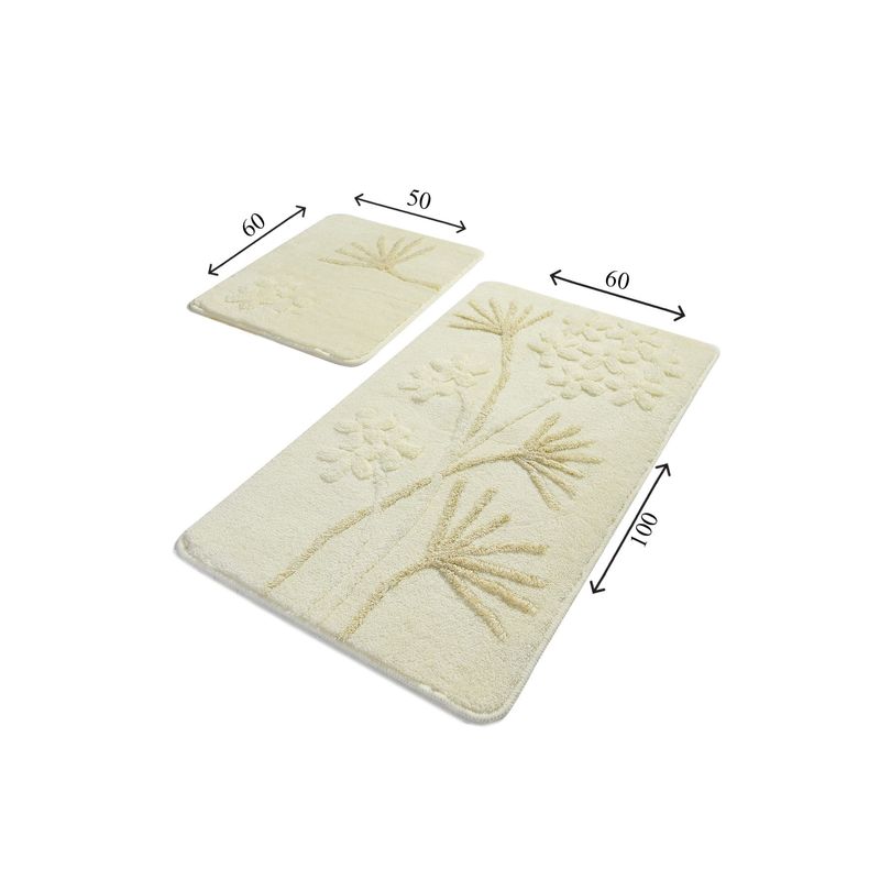 Casa si Gradina - Textile si covoare - Covoare - Covorase baie - Set covorase de baie, L'essentiel Maison, multicolor, 50x60 cm si 60x100 cm, 100% acrilic, antiderapant, 359CHL2151 - Infinity.ro