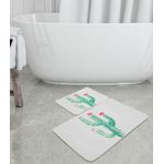 Casa si Gradina - Textile si covoare - Covoare - Covorase baie - Set covorase de baie, L'essentiel Maison, multicolor, 50x60 cm si 60x100 cm, 100% poliester, antiderapant, 359CHL2214 - Infinity.ro
