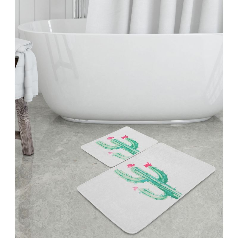 Casa si Gradina - Textile si covoare - Covoare - Covorase baie - Set covorase de baie, L'essentiel Maison, multicolor, 50x60 cm si 60x100 cm, 100% poliester, antiderapant, 359CHL2214 - Infinity.ro