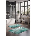 Casa si Gradina - Textile si covoare - Covoare - Covorase baie - Set covorase de baie, L'essentiel Maison, multicolor, 40x60 cm si 60x100 cm, 100% poliester, antiderapant, 323CTW1422 - Infinity.ro