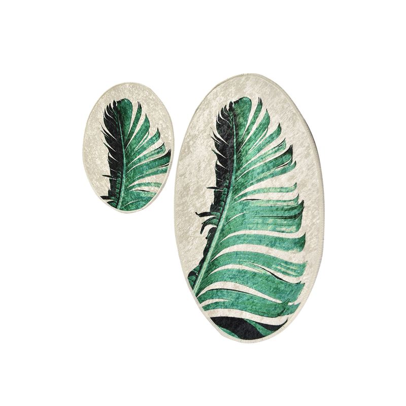Casa si Gradina - Textile si covoare - Covoare - Covorase baie - Set covorase de baie, L'essentiel Maison, multicolor, 50x60 cm si 60x100 cm, 100% poliester, antiderapant, 359CHL2387 - Infinity.ro