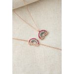 Fashion, accesorii si bijuterii - Femei - Bijuterii femei - Coliere femei - Set colier, bratara si cercei, Heliophilia, argint 925, multicolor, zirconiu, colier 43 cm - Infinity.ro