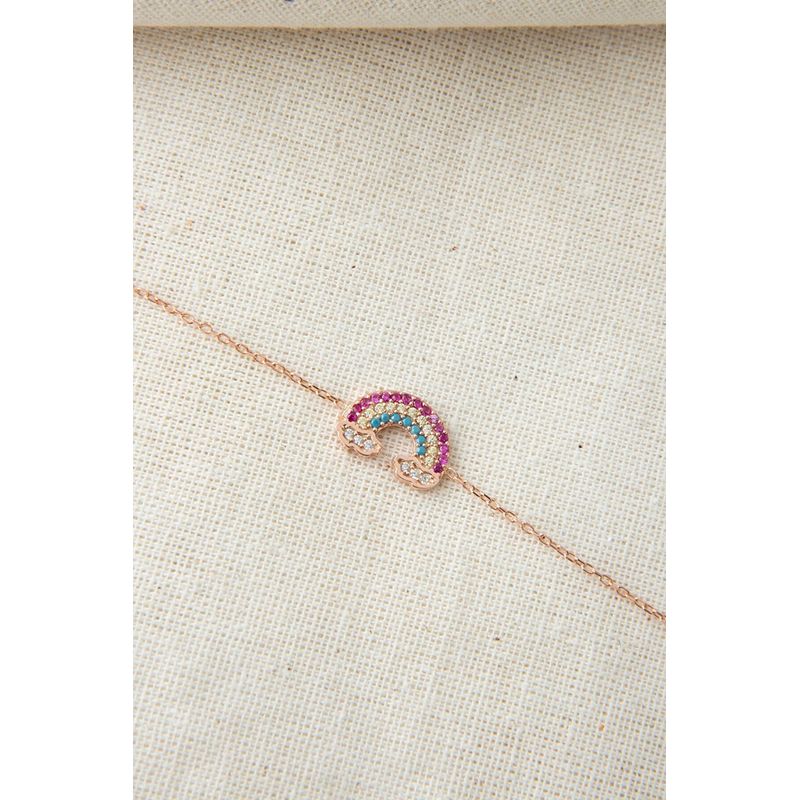 Fashion, accesorii si bijuterii - Femei - Bijuterii femei - Coliere femei - Set colier, bratara si cercei, Heliophilia, argint 925, multicolor, zirconiu, colier 43 cm - Infinity.ro