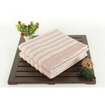 Casa si Gradina - Textile si covoare - Textile baie - Prosoape - Set prosoape de maini, L'essentiel Maison, roz si maro, 50x90 cm, 100% bumbac, 2 bucati - Infinity.ro