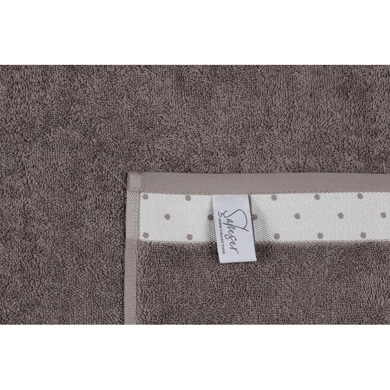 Casa si Gradina - Textile si covoare - Textile baie - Prosoape - Set prosoape de baie, L'essentiel Maison, maro si alb, 70x140 cm, 100% bumbac - Infinity.ro