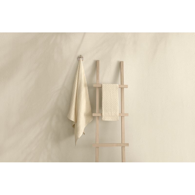 Casa si Gradina - Textile si covoare - Textile baie - Prosoape - Set prosoape baie, L'essentiel Maison, crem, 100% bumbac, 50x90 cm + 70x140 cm - Infinity.ro