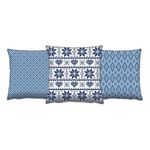 Casa si Gradina - Textile si covoare - Perne si pilote - Perne decorative - Set perne decorative, Aberto Design, multicolor, 43x43 cm, bumbac si poliester, 3 bucati, 417GRV0172 - Infinity.ro
