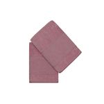 Casa si Gradina - Textile si covoare - Textile baie - Prosoape - Set prosoape baie, L'essentiel Maison, roz, 70x140 cm, 100% bumbac, 2 bucati - Infinity.ro