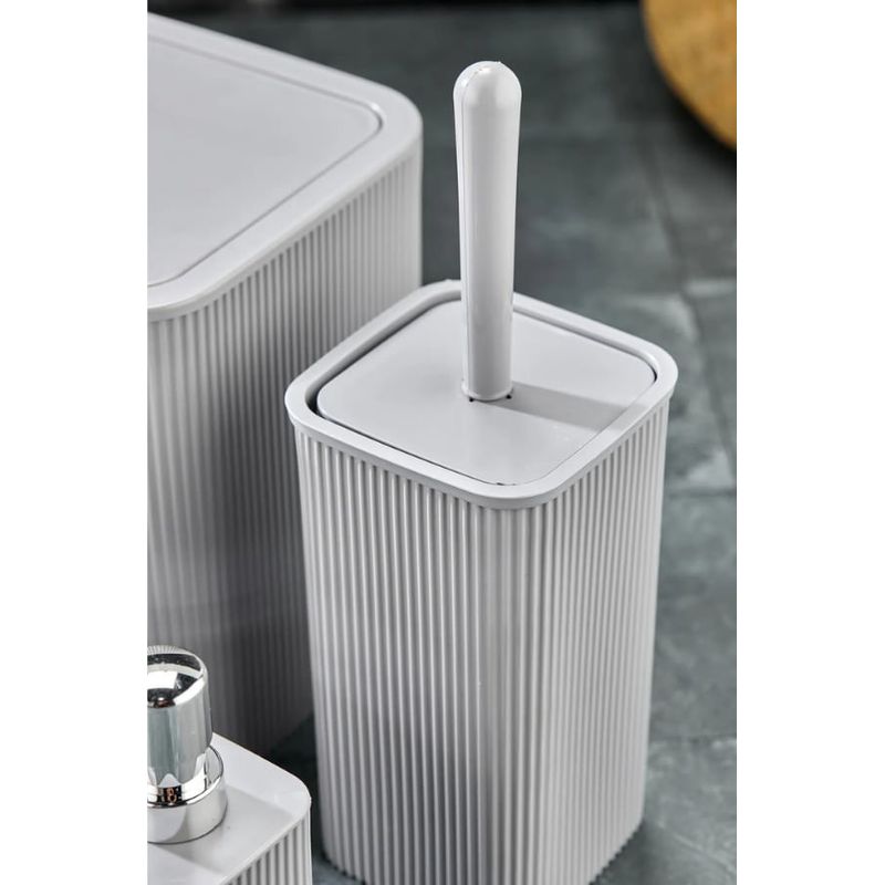 Casa si Gradina - Sanitare - Suporturi si accesorii baie - Accesorii baie - Set accesorii baie, L'essentiel Maison, plastic, plato, 5 piese - Infinity.ro