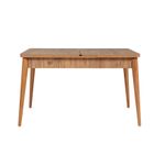 Casa si Gradina - Mobilier - Seturi de mobilier - Seturi mese si scaune - Set masa extensibila si scaune, Hanah Home, pal melaminat, pin atlantic, antracit, masa 130x80x77 cm - Infinity.ro