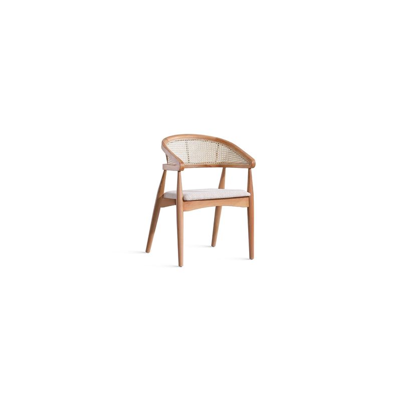 Casa si Gradina - Mobilier - Seturi de mobilier - Seturi mese si scaune - Set masa si scaune, Hanah Home, lemn fag, natural, masa 100x100x75 cm, 4 scaune, 117FRF1514 - Infinity.ro
