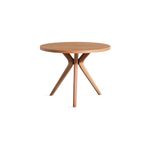 Casa si Gradina - Mobilier - Seturi de mobilier - Seturi mese si scaune - Set masa si scaune, Hanah Home, lemn fag, natural, masa 100x100x75 cm, 4 scaune, 117FRF1514 - Infinity.ro