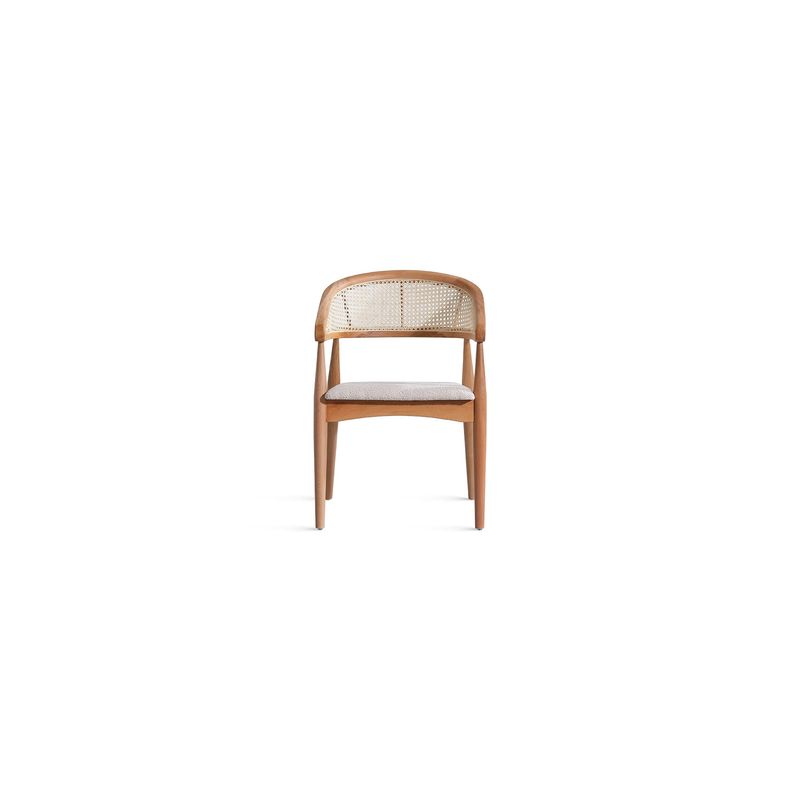 Casa si Gradina - Mobilier - Seturi de mobilier - Seturi mese si scaune - Set masa si scaune, Hanah Home, lemn fag, natural, masa 100x100x75 cm, 4 scaune, 117FRF1514 - Infinity.ro