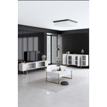 Casa si Gradina - Mobilier - Seturi de mobilier - Seturi living - Set living, Hanah Home, pal melaminat, alb auriu, picioare metalice - Infinity.ro