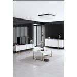 Casa si Gradina - Mobilier - Seturi de mobilier - Seturi living - Set living, Hanah Home, pal melaminat, alb auriu, picioare metalice - Infinity.ro