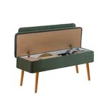 Casa si Gradina - Mobilier - Seturi de mobilier - Seturi mese si scaune - Set masa extensibila si scaune, Hanah Home, lemn pin atlantic, verde, 5 piese - Infinity.ro
