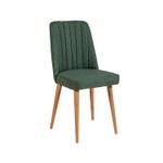 Casa si Gradina - Mobilier - Seturi de mobilier - Seturi mese si scaune - Set masa extensibila si scaune, Hanah Home, lemn pin atlantic, verde, 5 piese - Infinity.ro