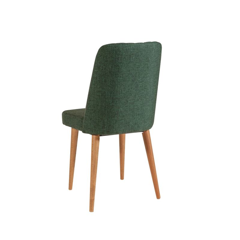 Casa si Gradina - Mobilier - Seturi de mobilier - Seturi mese si scaune - Set masa extensibila si scaune, Hanah Home, lemn pin atlantic, verde, 5 piese - Infinity.ro