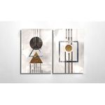 Casa si Gradina - Decoratiuni - Tablouri - Tablou decorativ, Wallxpert, sticla temperata, multicolor, 50x70 cm, set 2 bucati, 698GLS1144 - Infinity.ro