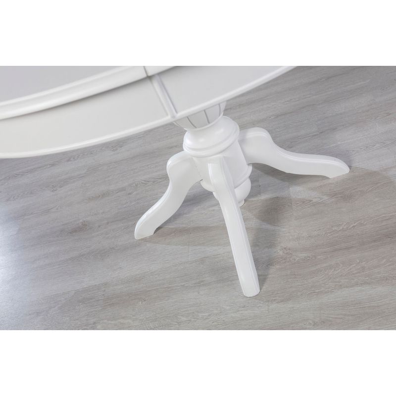 Casa si Gradina - Mobilier - Seturi de mobilier - Seturi mese si scaune - Set masa extensibila si scaune, Hanah Home, lemn de fag, natural, masa 118-158x118x75 cm, 5 piese - Infinity.ro