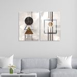 Casa si Gradina - Decoratiuni - Tablouri - Tablou decorativ, Wallxpert, sticla temperata, multicolor, 50x70 cm, set 2 bucati, 698GLS1144 - Infinity.ro
