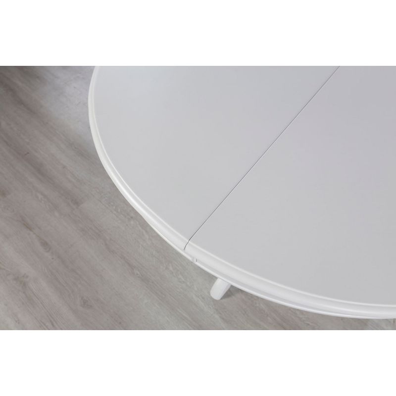 Casa si Gradina - Mobilier - Seturi de mobilier - Seturi mese si scaune - Set masa extensibila si scaune, Hanah Home, lemn de fag, natural, masa 118-158x118x75 cm, 4 scaune - Infinity.ro