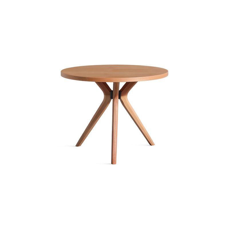 Casa si Gradina - Mobilier - Seturi de mobilier - Seturi mese si scaune - Set masa si scaune, Hanah Home, lemn fag, natur, 100x100x70 cm, 4 piese - Infinity.ro