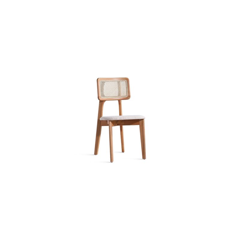 Casa si Gradina - Mobilier - Seturi de mobilier - Seturi mese si scaune - Set masa si scaune, Hanah Home, lemn de fag, natural, 100x100x77 cm - Infinity.ro