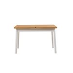 Casa si Gradina - Mobilier - Seturi de mobilier - Seturi mese si scaune - Set masa extensibila cu 4 scaune, Hanah Home, PAL melaminat, alb, masa 120x75x77 cm - Infinity.ro