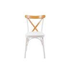 Casa si Gradina - Mobilier - Seturi de mobilier - Seturi mese si scaune - Set masa extensibila cu 4 scaune, Hanah Home, PAL melaminat, alb, masa 120x75x77 cm - Infinity.ro