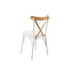 Casa si Gradina - Mobilier - Seturi de mobilier - Seturi mese si scaune - Set masa extensibila cu 4 scaune, Hanah Home, PAL melaminat, alb, masa 120x75x77 cm - Infinity.ro