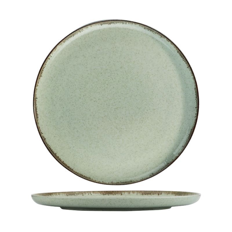 Casa si Gradina - Bucatarie si vesela - Vesela si tacamuri - Servicii de masa - Set de masa 24 piese, Hermia, portelan, verde, 710KTP2883 - Infinity.ro