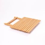 Casa si Gradina - Gradina si terasa - Mobilier exterior - Seturi mobila gradina - Set masa si scaune gradina, Hanah Home, lemn fag, natural crem, masa 80x60x72 cm, 2 scaune 40x30x81 cm, 644MYD1151 - Infinity.ro