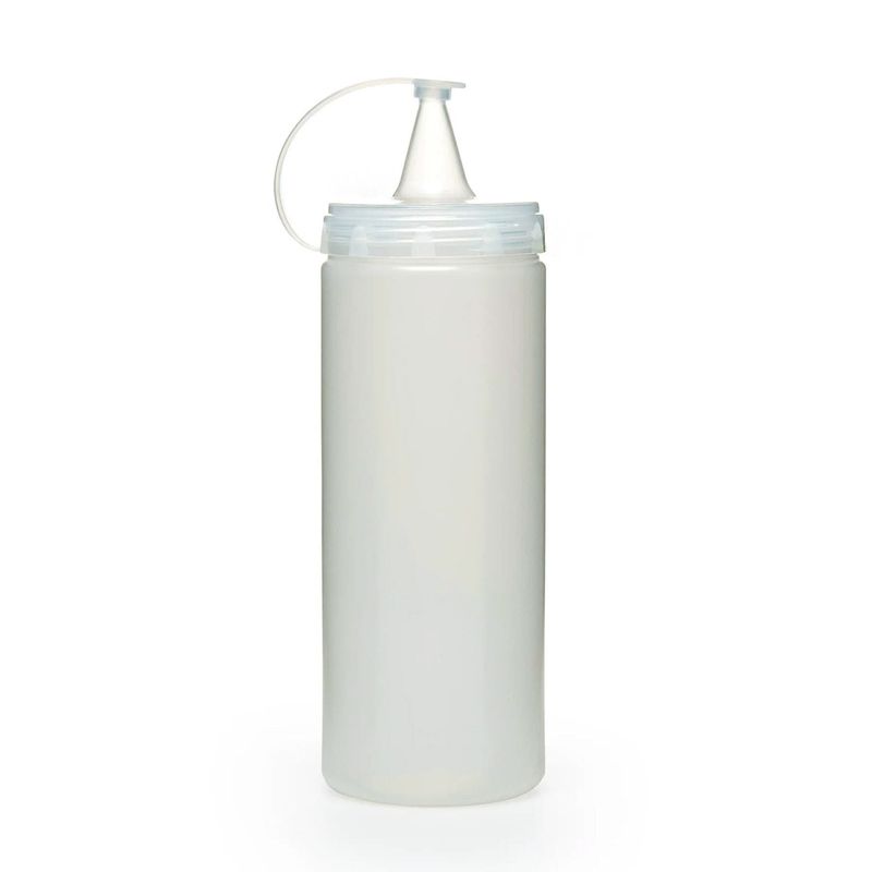 Casa si Gradina - Bucatarie si vesela - Ustensile bucatarie - Rasnite si dozatoare condimente - Set recipiente pentru ulei, Hermia, plastic, transparent, 7x7x25 cm, 3 bucati - Infinity.ro