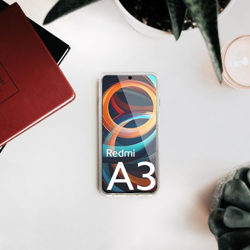 Laptop, Telefoane si Tablete - Telefoane mobile si accesorii - Accesorii Telefoane - Huse telefoane - Husa 360 compatibila cu Xiaomi Redmi A3 - V2 Transparent fata si spate - Infinity.ro