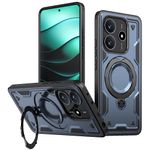 Laptop, Telefoane si Tablete - Telefoane mobile si accesorii - Accesorii Telefoane - Huse telefoane - Husa military armour cu inel metalic, ALC MOBILE, compatibila cu Xiaomi Redmi Note 14 4G, Albastru - Infinity.ro